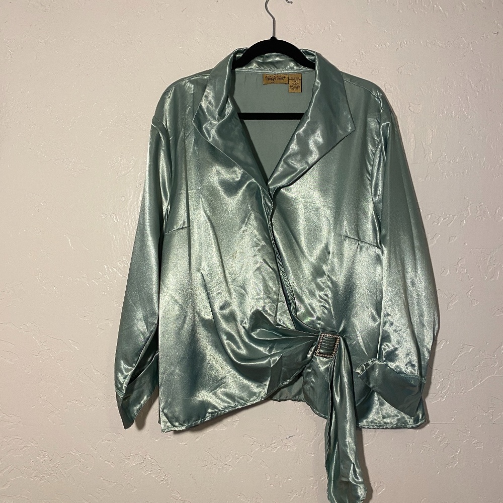 Midnight Velvet vintage blouse, size 3X.